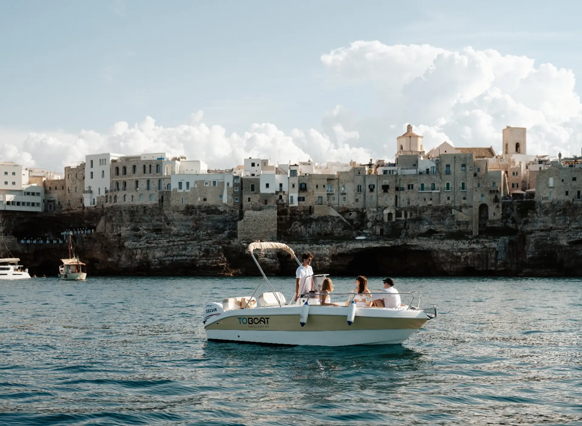 Monopoli & Polignano Shared Boat Tour
